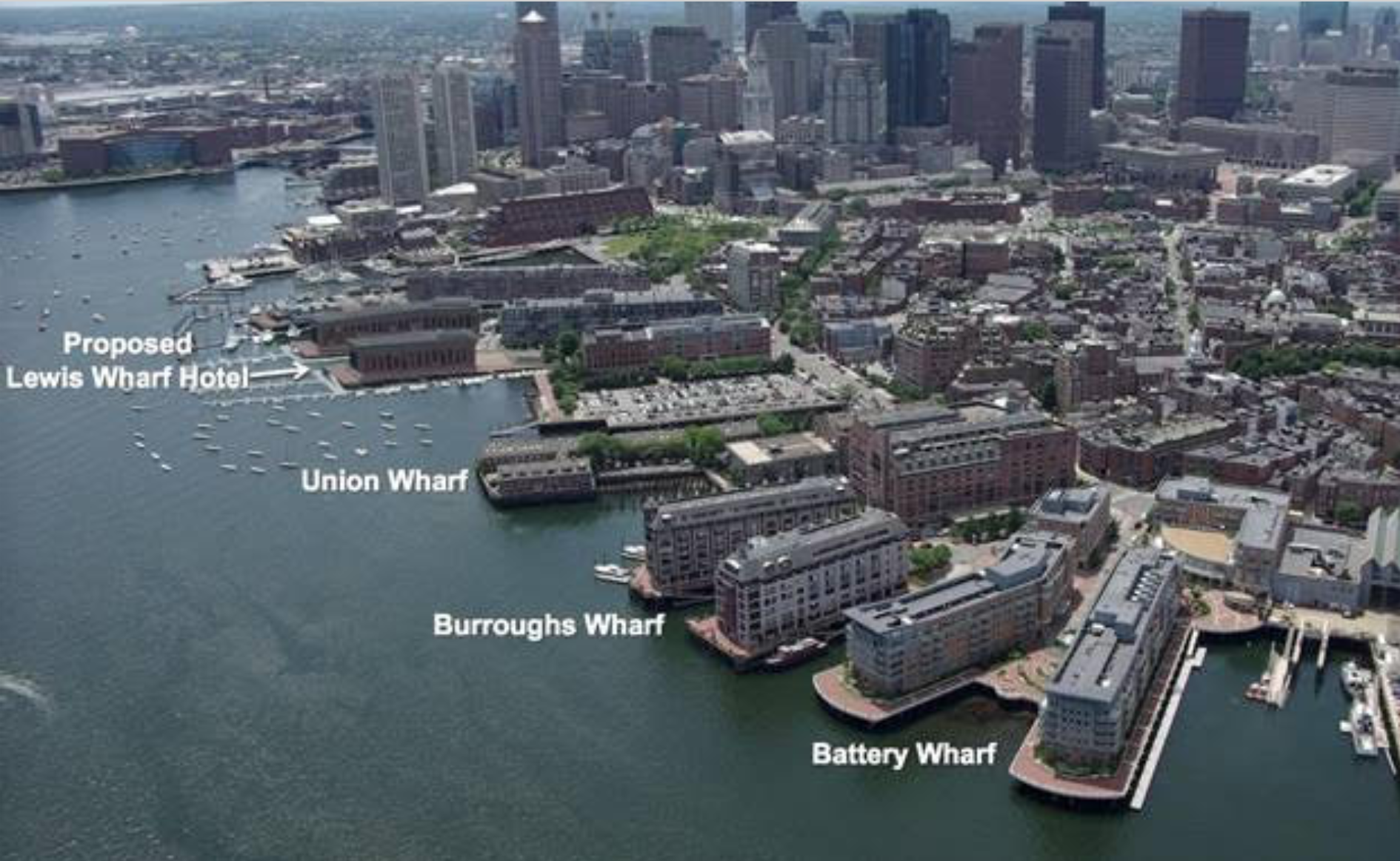 Grey Boston Waterfront