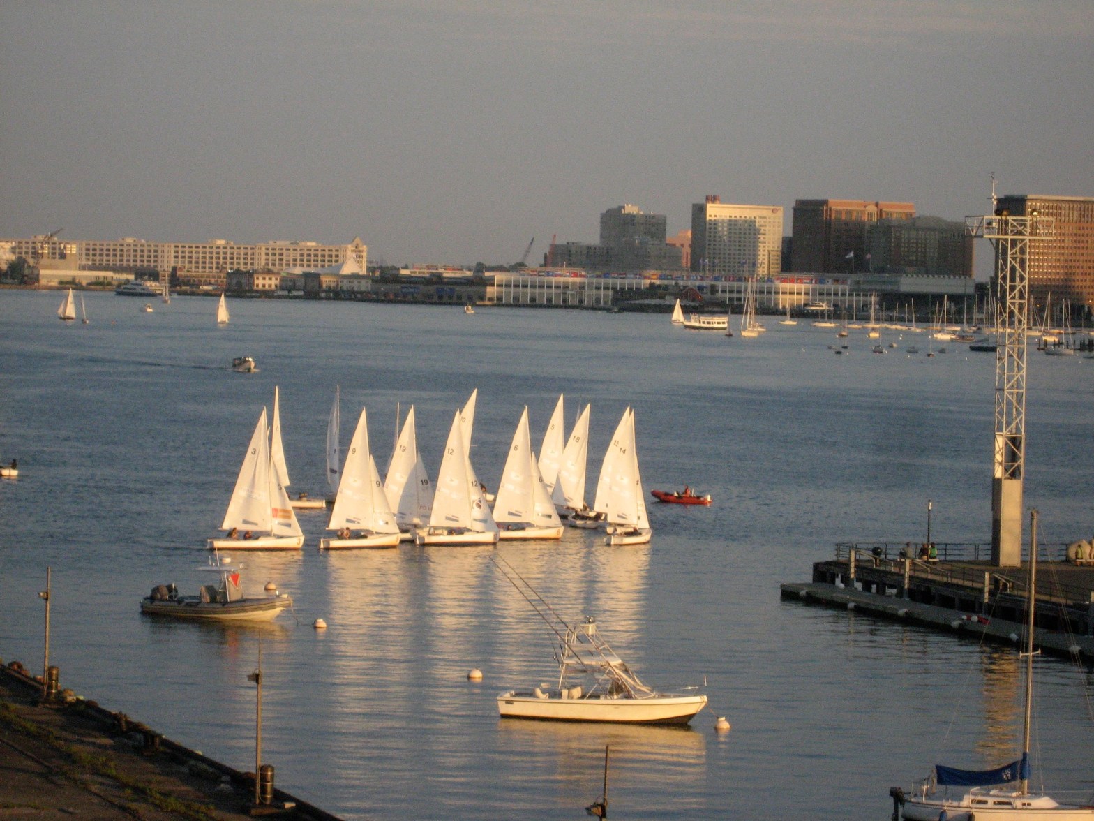 Where Pier 5 probes the Water