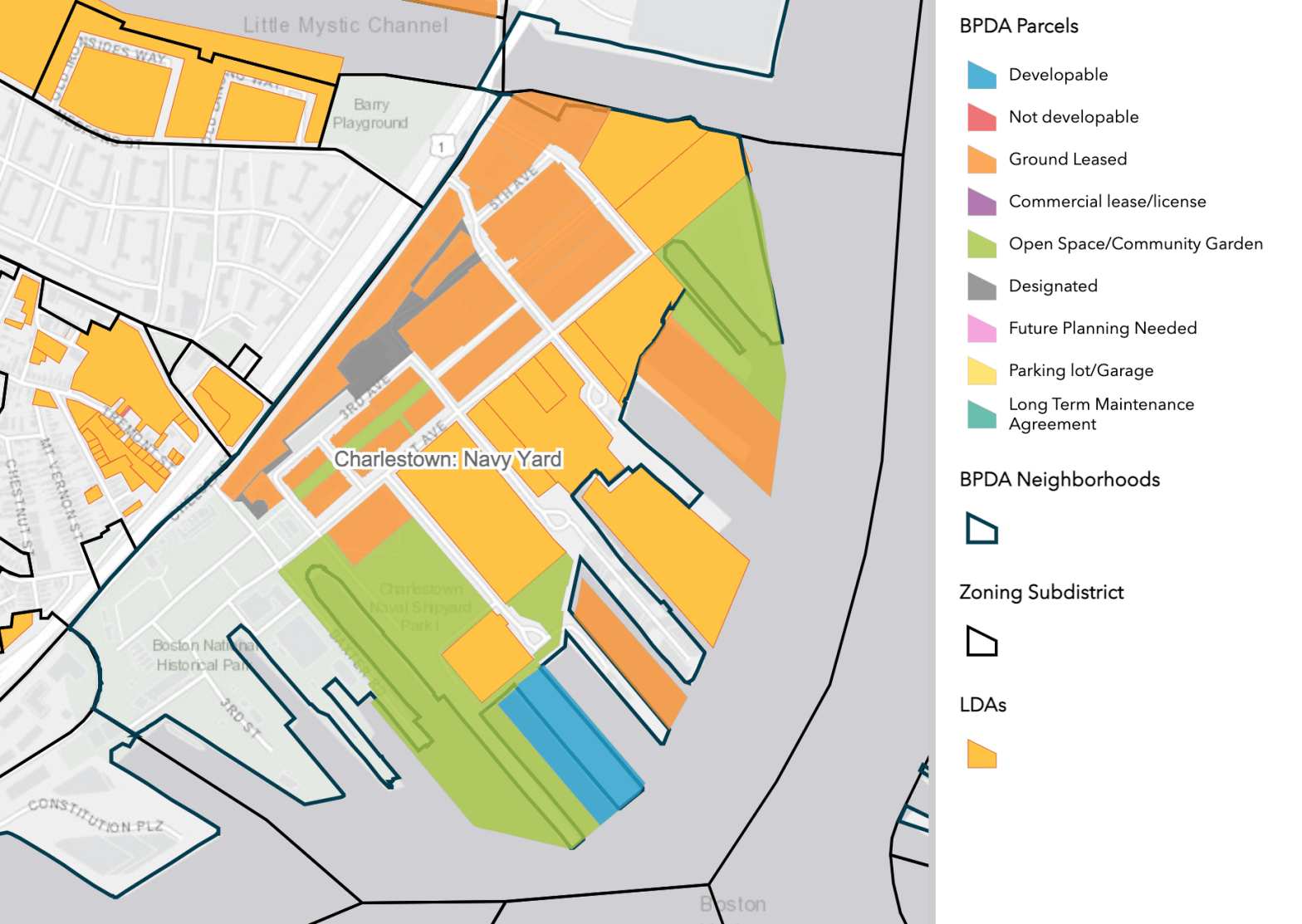 Boston Redevelopment Authority – Owned Land