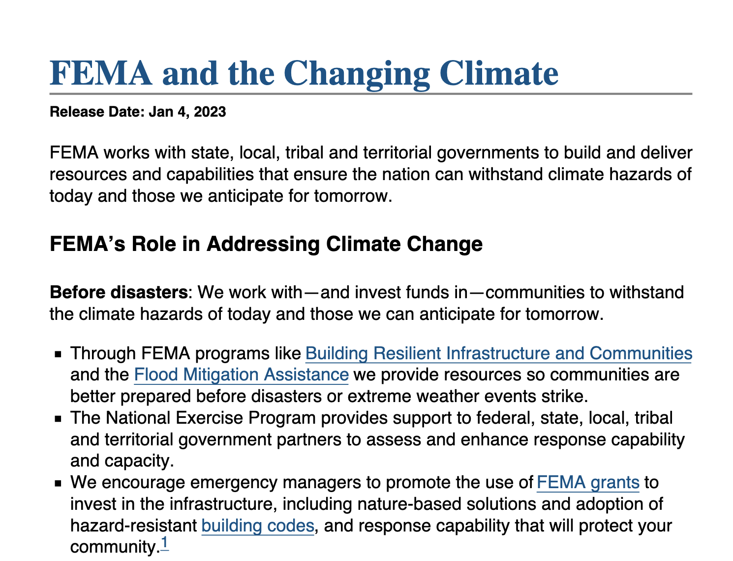 FEMA and the Changing Climate – Harbor Park Pier 5