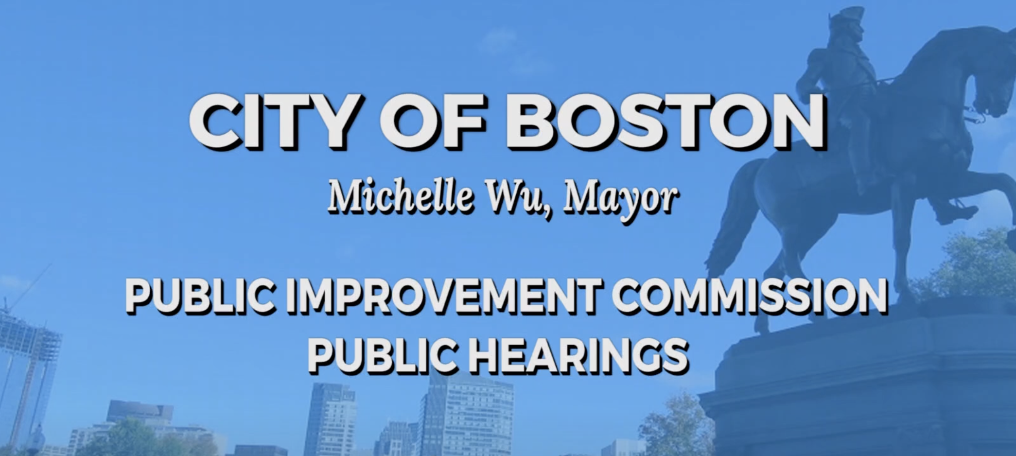 Public Improvement Commission Public Documents