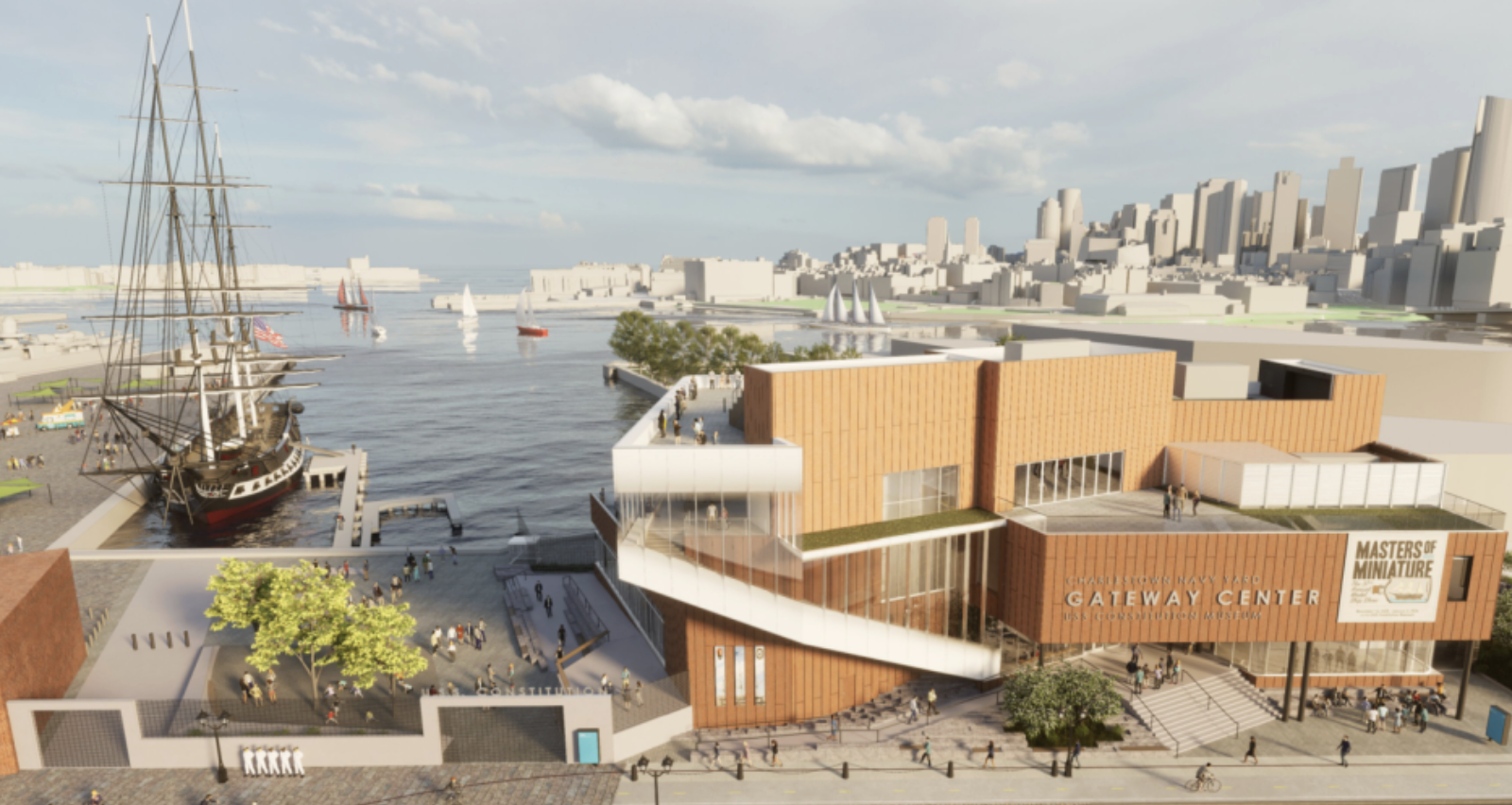 CHARLESTOWN, MASSACHUSETTS / Ongoing Charlestown Navy Yard Gateway Center – AGENCY Landscape and Design