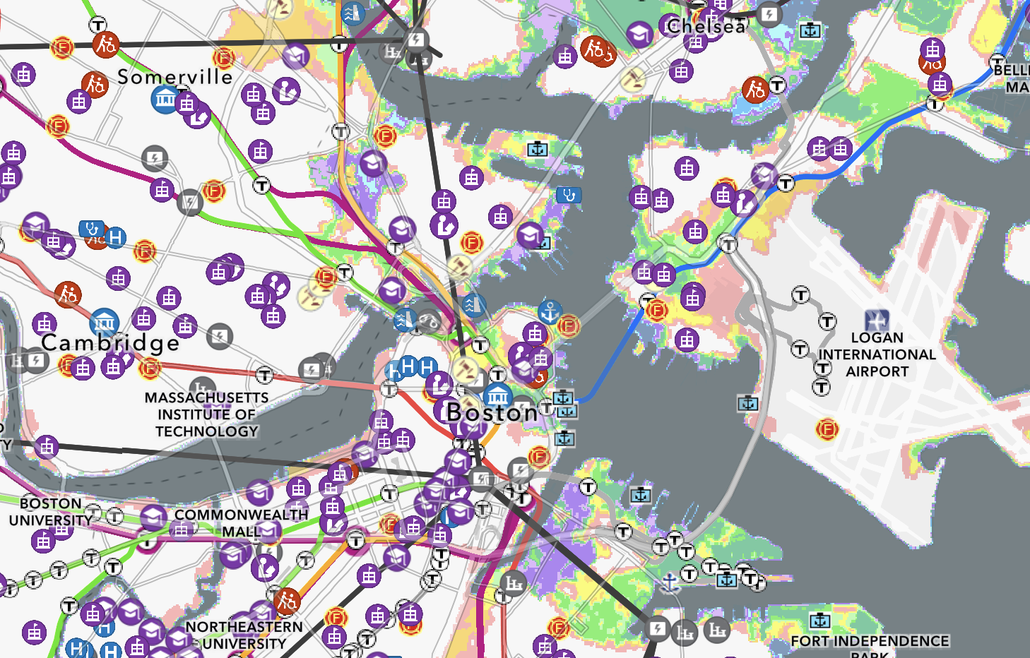 Massachusetts Coast Flood Risk Model – Interactive Map