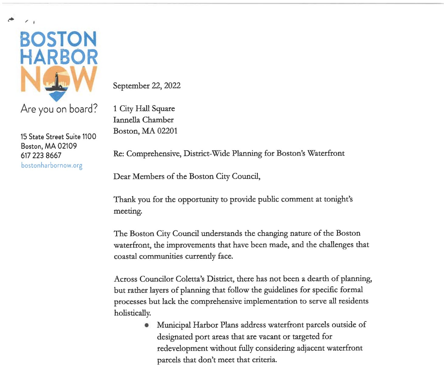 Across Councilor Coletta’s District, there has not been a dearth of planning. 2022 Katherine Abbot